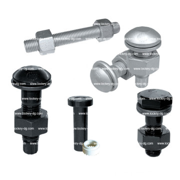 Torsadez les assemblages de boulon / écrou / rondelle structurels de contrôle de tension de type d&#39;ASTM F1852, acier, traité thermiquement